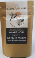 Poivre noir grains sao tomé 50g