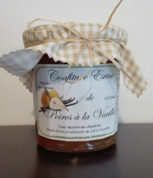 Confiture extra de poires à la vanille