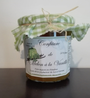 Confiture de melon à la vanille