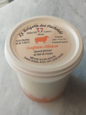 Yaourt au lait de brebis abricot