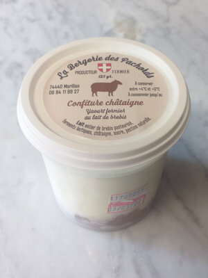 Yaourt au lait de brebis châtaigne