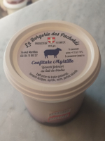 Yaourt au lait de brebis myrtille