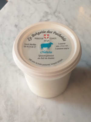 Pack 4 yaourts nature au lait de brebis