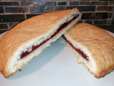 Sablés à partager fourrage framboise