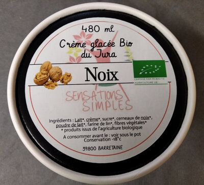 Crème glacée à la noix du jura