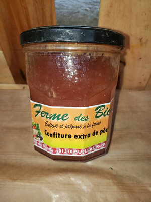 Confiture de pêches bio dlc courte