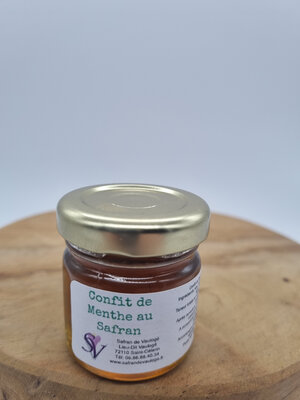 Confit de menthe au safran 40gr