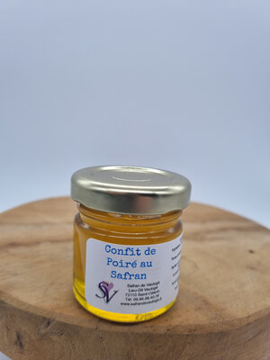 Confit de poiré au safran 40gr