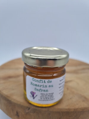 Confit de romarin au safran 40gr