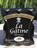 Bière artisanale la gâtine brune pack 3x33 cl