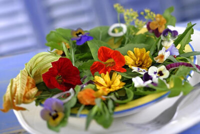 Fleurs comestibles - bouquet