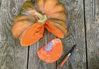 Courge à la découpe