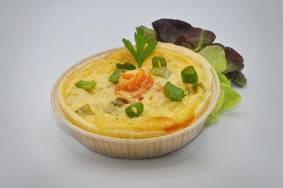 Quiche au saumon fumé