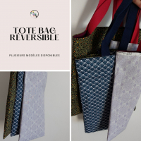 Tote bag réversible
