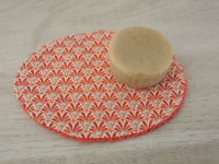 Porte savon éventails orange