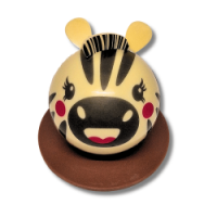 Zèbre 'ziggy' chocolat lait