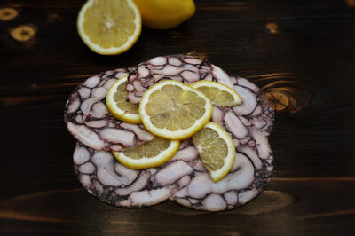 Carpaccio de poulpe