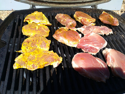Grillade marinée thym romarin citron