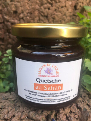 Confiture de quetsche au safran