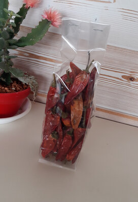 Piments rouges séchés