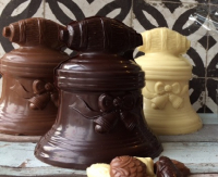 Pâques cloche chocolat blanc
