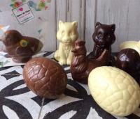 Pâques petites formes chocolat blanc