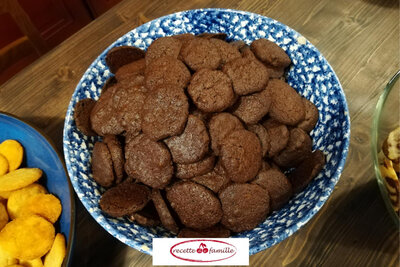 Mini cookies double chocolat