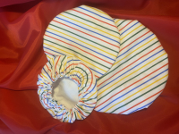 Charlottes blanche à rayures -lot de 3-