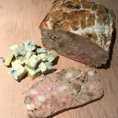 Pat'ain au bleu de gex et noix