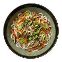 Nouilles udon aux légumes