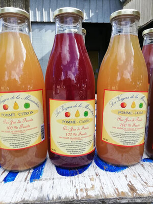 Jus de pommes citron