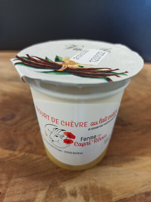 Yaourt au lait de chèvre - vanille