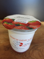 Yaourt au lait de chèvre - fraise