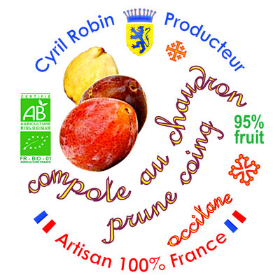 Compote 95% prune coing