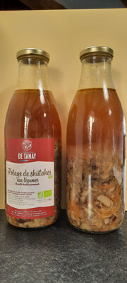 Potage de shiitakes aux légumes