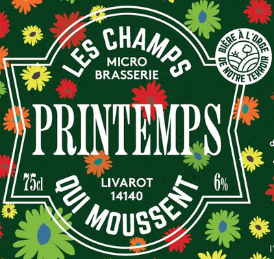 Bière artisanale bio - printemps 75cl