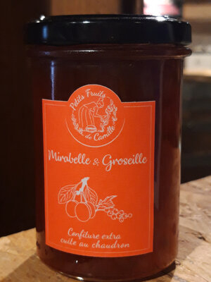 Confiture mirabelle groseille