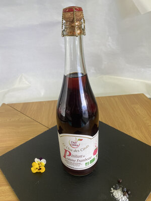 Pétillant de pomme framboise