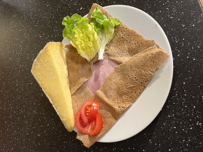 Galette cantal jambon