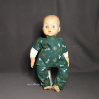 Ensemble poupée vert