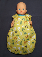 Gigoteuse pour poupée jaune