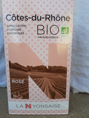 Bib côte du rhône aoc rosé bio 3l