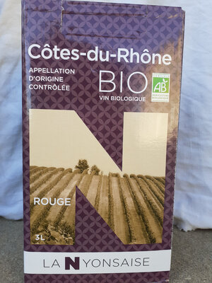Bib côtes du rhône rouge aoc 3l