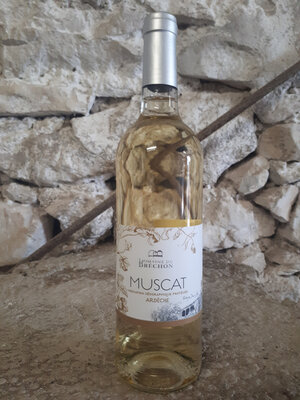 Igp ardeche blanc  muscat 75 cl