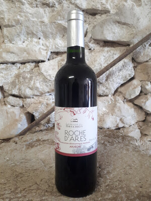 Igp ardeche rouge ' roche d'arès' 75 cl