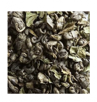 Thé vert gunpowder menthe