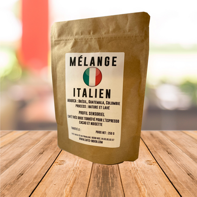 Mélange italien 100 % arabica en grains