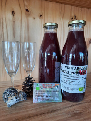 Nectar de cerise-rhubarbe 75 cl
