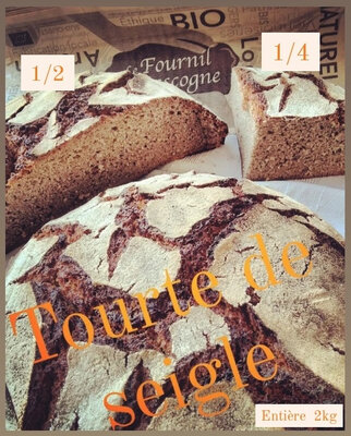 Tourte de seigle 1/4 (500gr)
