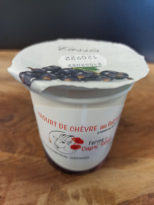 Yaourt au lait de chèvre - cassis